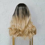 CADY Ombre Blonde Lace Front Wig - Milk & Honey