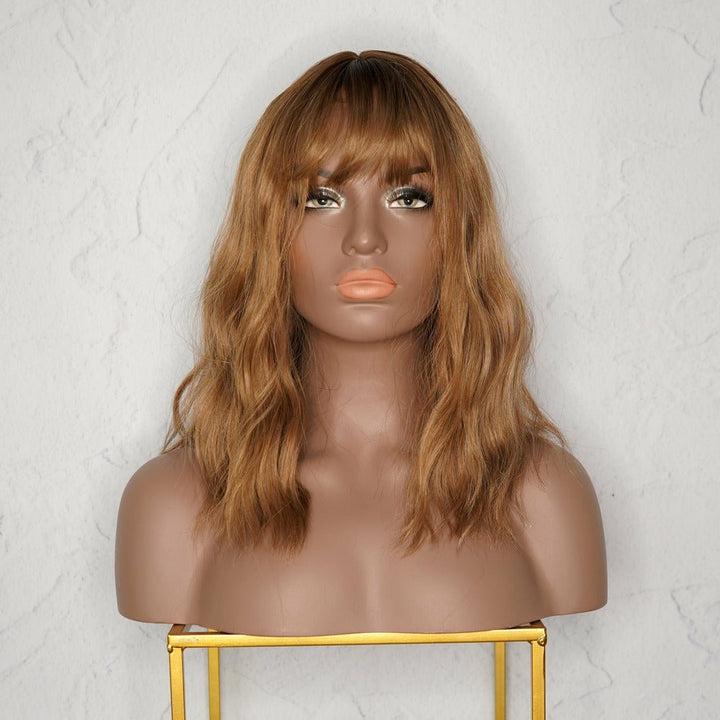 CAITLIN Ombre Fringe Wig - Milk & Honey