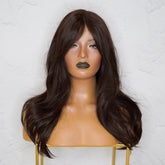 CANDICE Dark Brown Lace Front Wig - Milk & Honey Wigs