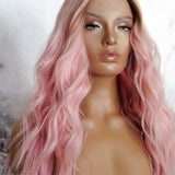 CANDY Pink Ombre Lace Front Wig - Milk & Honey