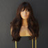CAPRI Dark Brown Fringe Wig - Milk & Honey Wigs