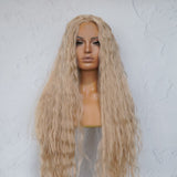 CARDI 40" Beach Blonde Lace Front Wig - Milk & Honey
