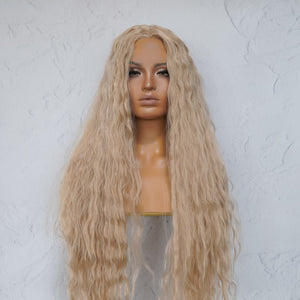 CARDI 40" Beach Blonde Lace Front Wig - Milk & Honey