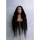 CARDI 40" Black Lace Front Wig - Milk & Honey Wigs