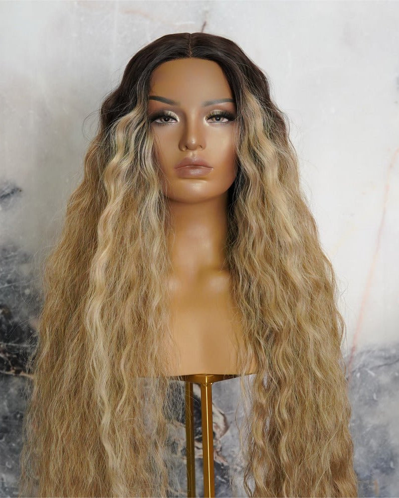 CARDI 40" Ombre Lace Front Wig - Milk & Honey