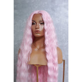 CARDI 40" Pink Lace Front Wig - Milk & Honey Wigs