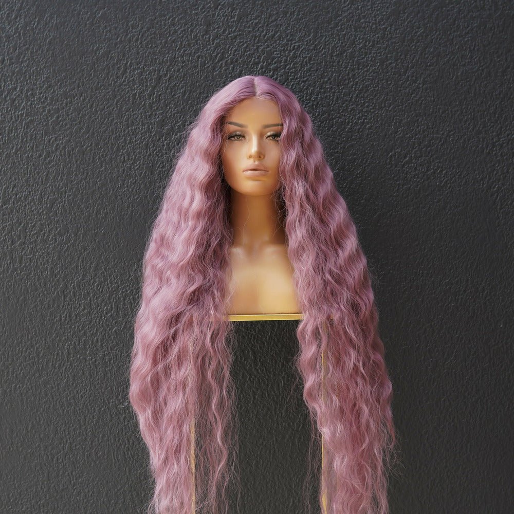 CARDI 40&quot; Purple Lace Front Wig - Milk &amp; Honey Wigs