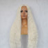 CARDI 40" White Platinum Blonde Lace Front Wig - Milk & Honey Wigs