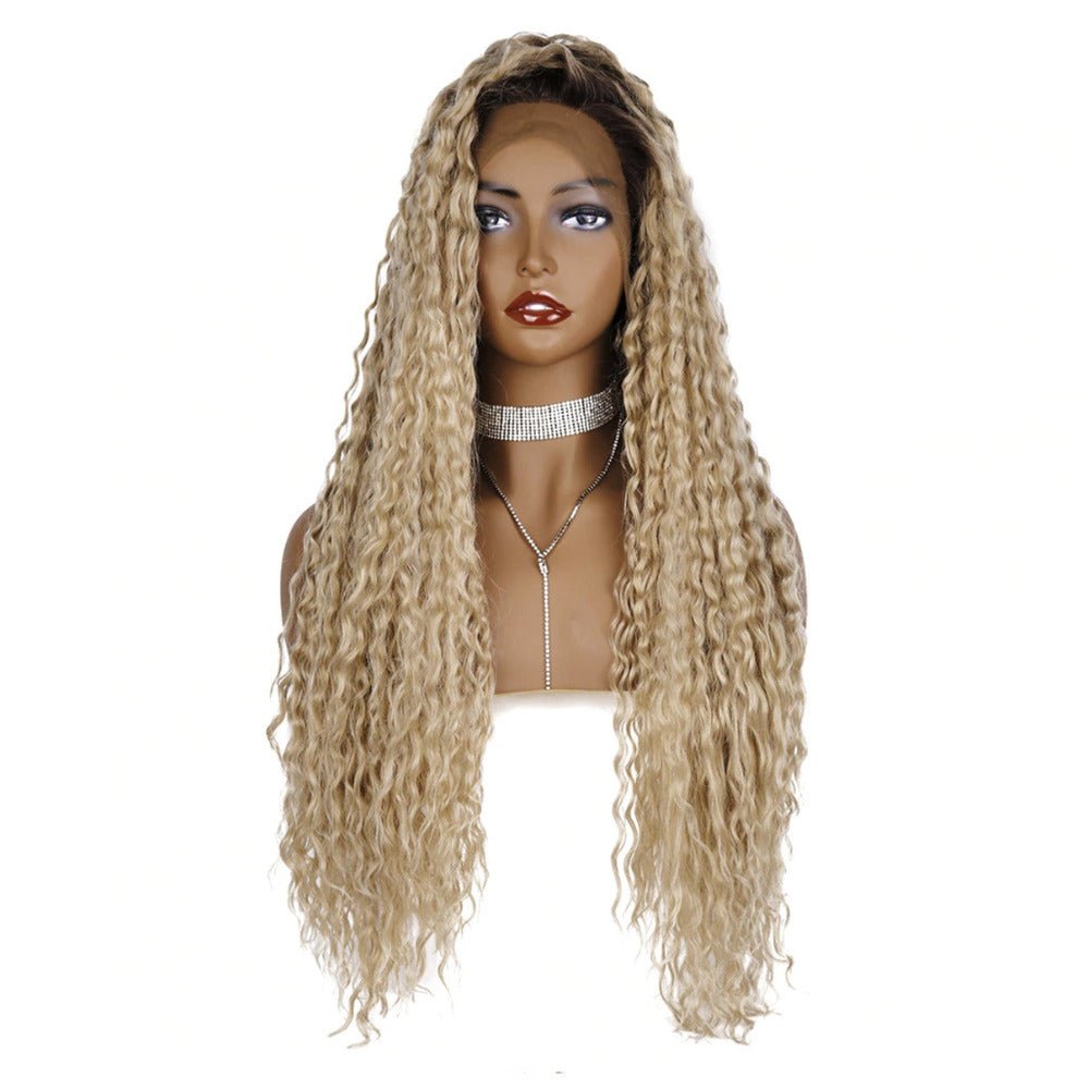 CARLA Curly 26" Lace Front Wig - Milk & Honey