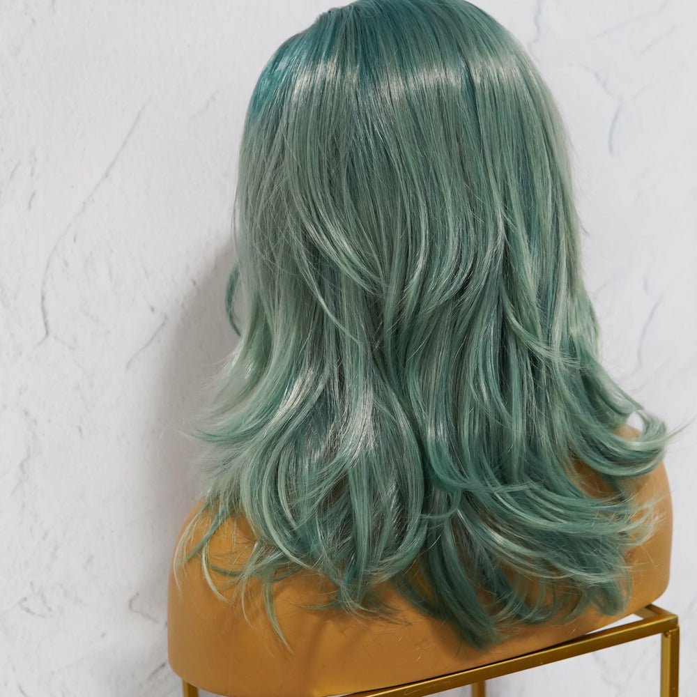 CAROLINE Ombre Blue Lace Front Wig - Milk & Honey