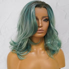 CAROLINE Ombre Blue Lace Front Wig - Milk & Honey Wigs