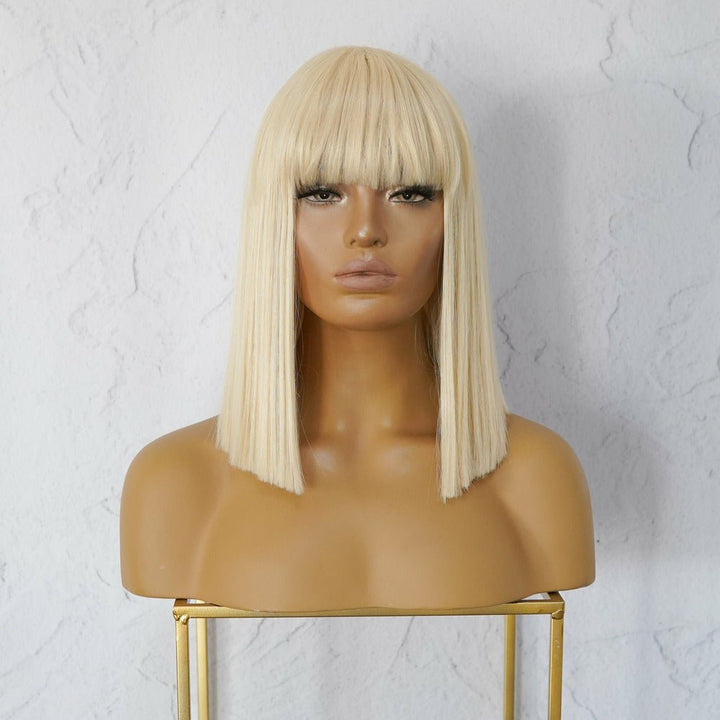 CASSIE Blonde Fringe Wig - Milk & Honey