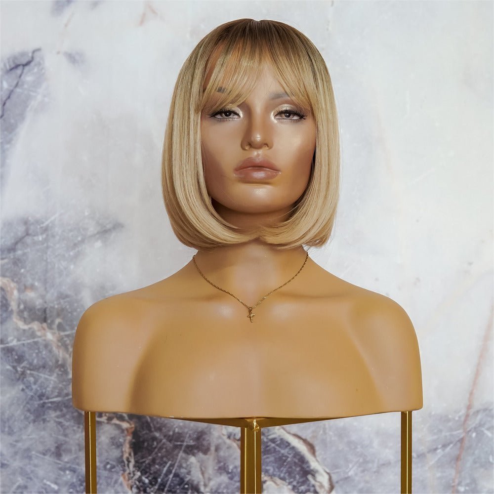 CHANEL Blonde Ombre Fringe Wig - Milk &amp; Honey Wigs