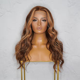 CHARLIE Brown Human Hair Lace Front Wig - Milk & Honey Wigs