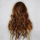 CHARLIE Brown Human Hair Lace Front Wig - Milk & Honey Wigs
