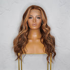 CHARLIE Human Hair Lace Front Wig - Milk & Honey