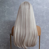 CHASE White Blonde 22" Fringe Wig - Milk & Honey Wigs