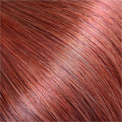 CHERRY shade 33 human hair clip-in hair extensions | Milk &amp; Honey Wigs