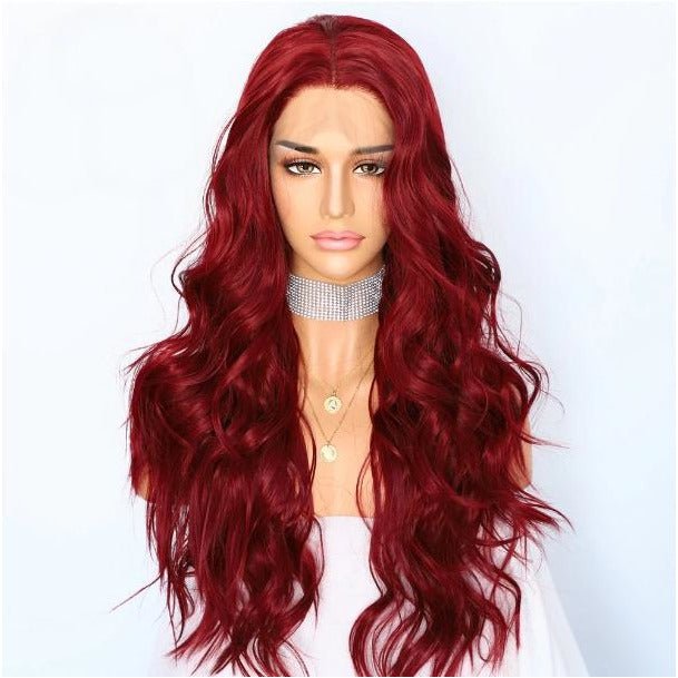 Cherry Bomb Burgundy Lace Front Wig - Milk & Honey