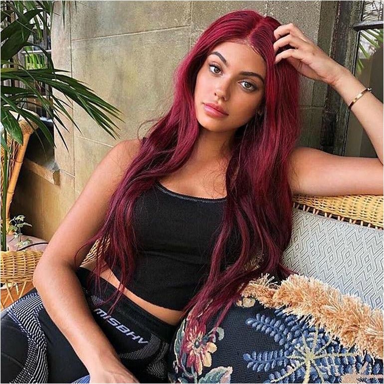 Cherry Bomb Burgundy Lace Front Wig - Milk & Honey