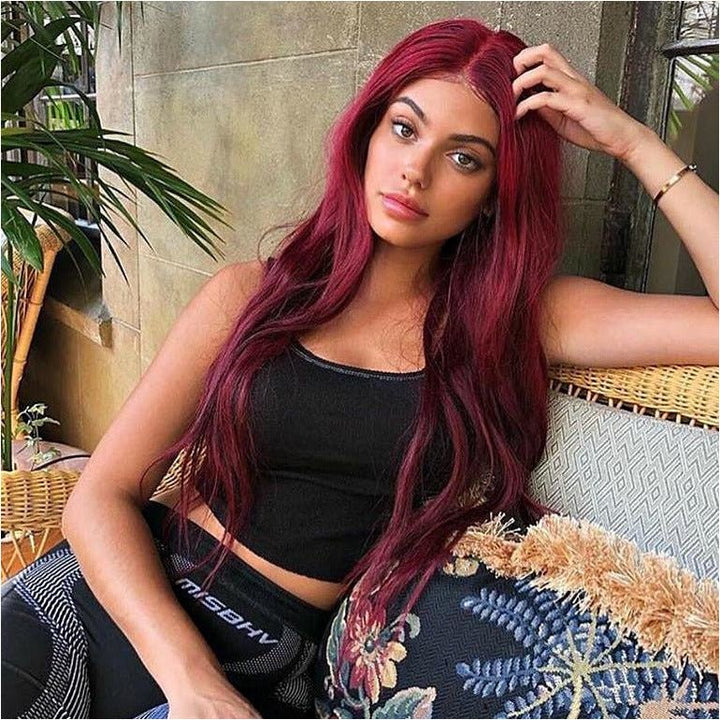 Cherry Bomb Burgundy Lace Front Wig - Milk & Honey