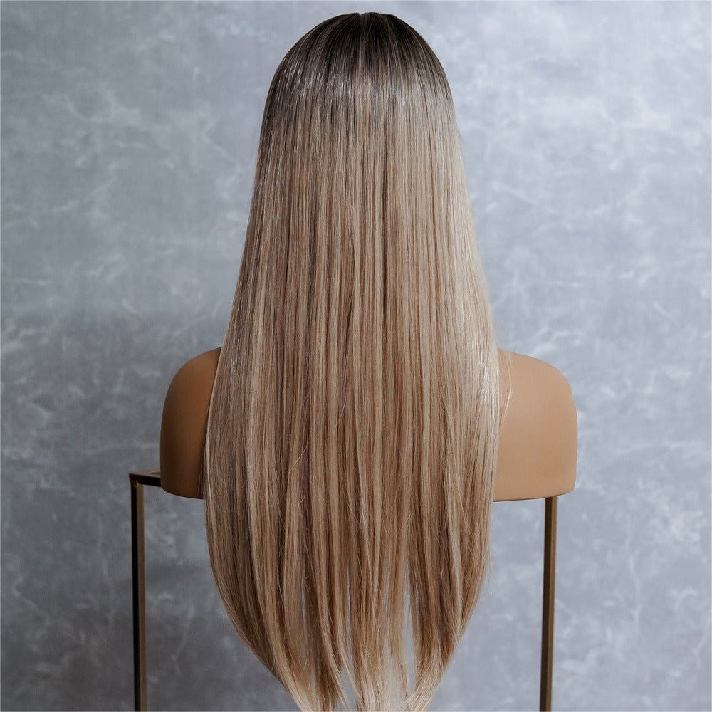 CHICAGO Blonde Ombre Fringe Wig - Milk &amp; Honey Wigs