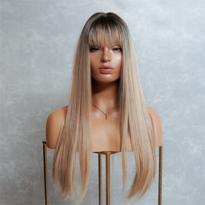 CHICAGO Blonde Ombre Fringe Wig - Milk & Honey