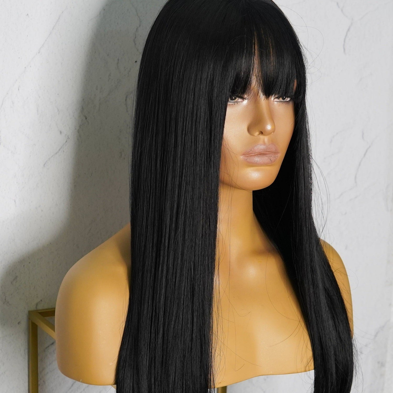 CICI Black Fringe Wig - Milk &amp; Honey Wigs
