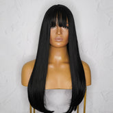 CICI Black Fringe Wig - Milk & Honey Wigs