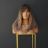 CLARA Ombre Brown Fringe Wig - Milk & Honey Wigs