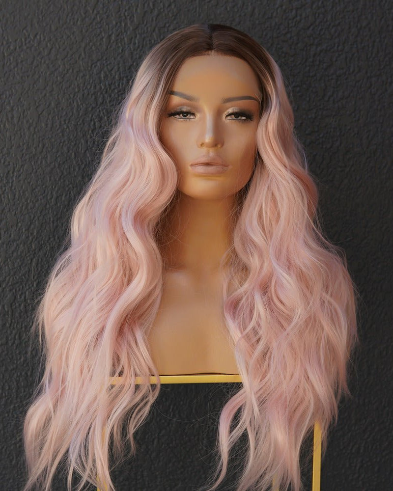 COLETTE Pink Ombre Lace Front Wig - Milk & Honey