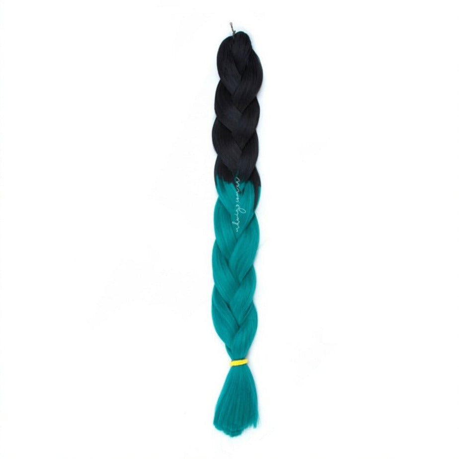 Wow factor Teal green braid lace wig - Hair care