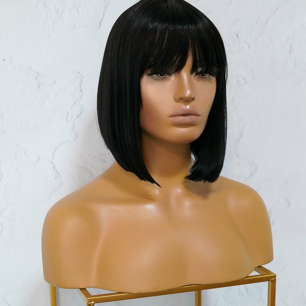 COURTNEY Black Fringe Wig - Milk & Honey