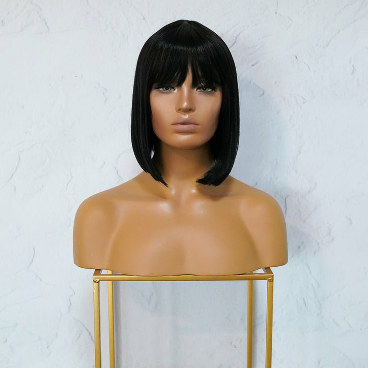 COURTNEY Black Fringe Wig - Milk & Honey