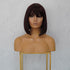 COURTNEY Burgundy Fringe Wig - Milk & Honey Wigs