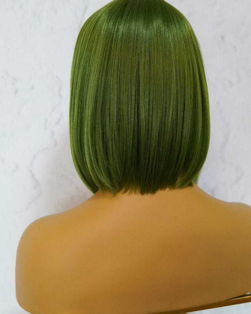 COURTNEY Green Fringe Wig - Milk & Honey