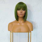 COURTNEY Green Fringe Wig - Milk & Honey Wigs