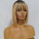 COURTNEY Ombre Blonde Fringe Wig - Milk & Honey Wigs