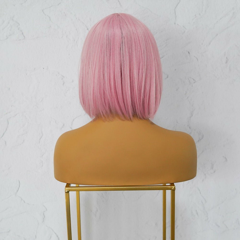 COURTNEY Pink Fringe Wig - Milk &amp; Honey Wigs