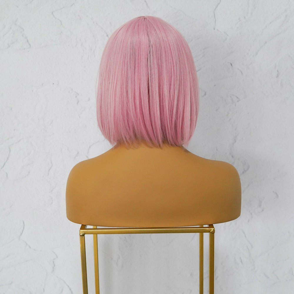 COURTNEY Pink Fringe Wig - Milk & Honey