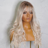 DAISY Blonde Ombre Fringe Wig - Milk & Honey Wigs