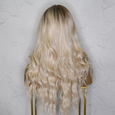 DAISY Blonde Ombre Fringe Wig - Milk & Honey Wigs