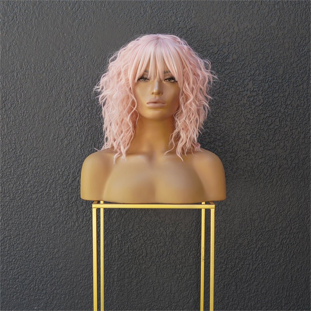 DANNY Pink Fringe Wig - Milk & Honey Wigs