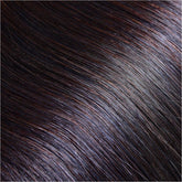 DARKEST BROWN (2) Human Hair Clip In - Milk & Honey Wigs