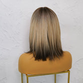 DENISE Ombre Brown Fringe Wig - Milk & Honey Wigs