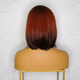 DENISE Ombre Red Fringe Wig - Milk & Honey Wigs