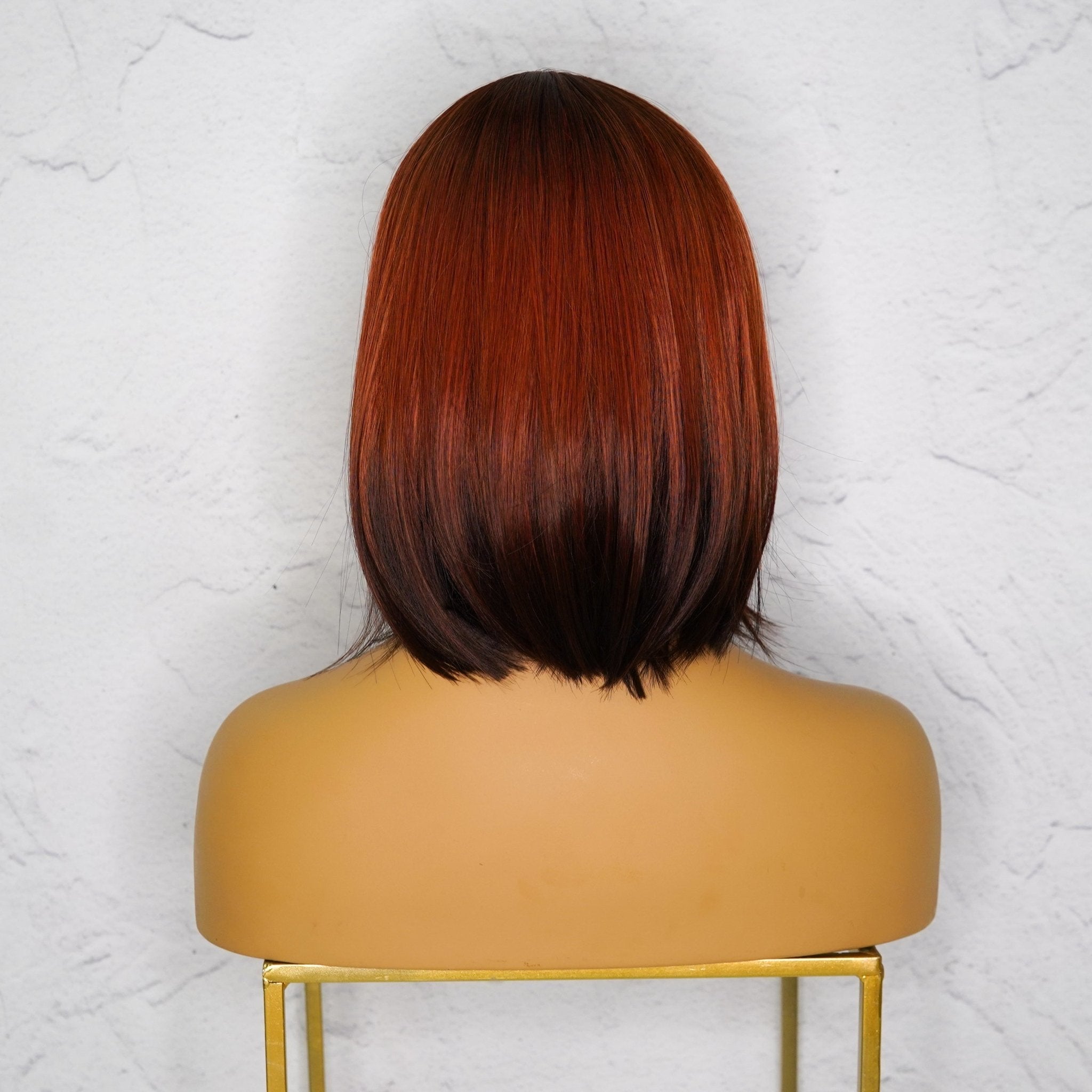 DENISE Ombre Red Fringe Wig - Milk &amp; Honey Wigs