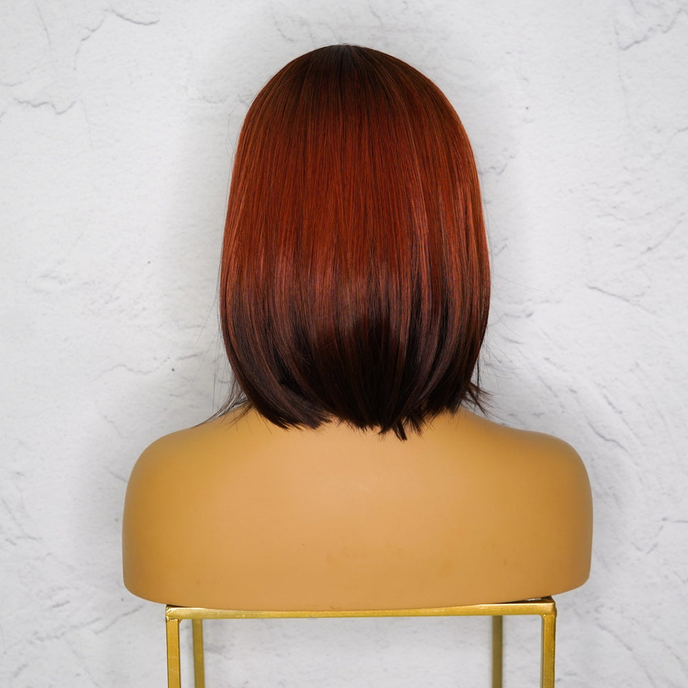 DENISE Ombre Red Fringe Wig - Milk & Honey