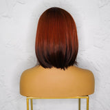 DENISE Ombre Red Fringe Wig - Milk & Honey