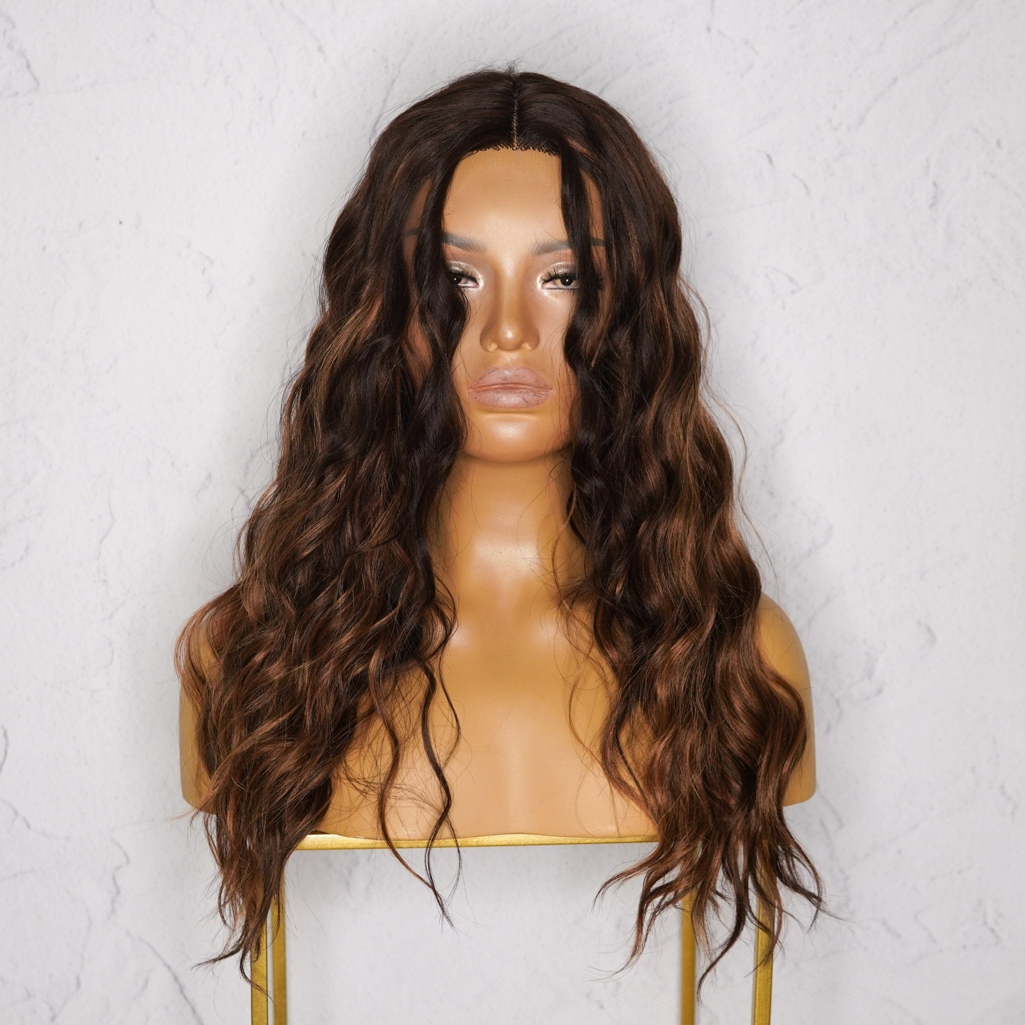 DIANNE Brown Lace Front Wig - Milk & Honey Wigs